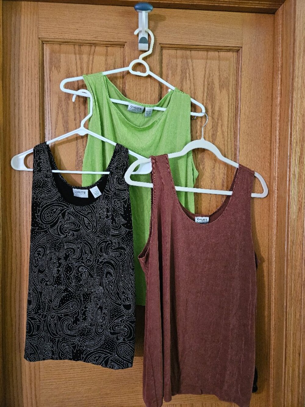 Lot of 3 Chico’s Traveler’s Sleeveless Tank Tops